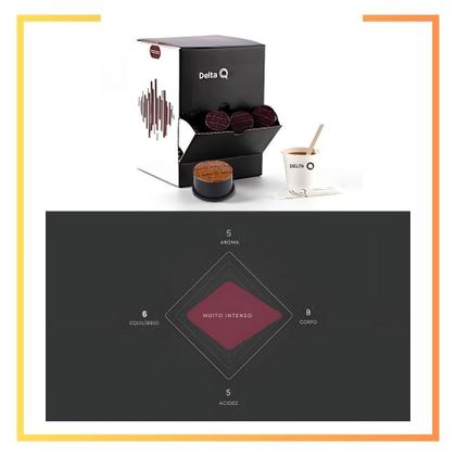 Imagem de Cápsulas Café MagnetiQ Delta Q Kit 3 Caixas - 300 Cápsulas