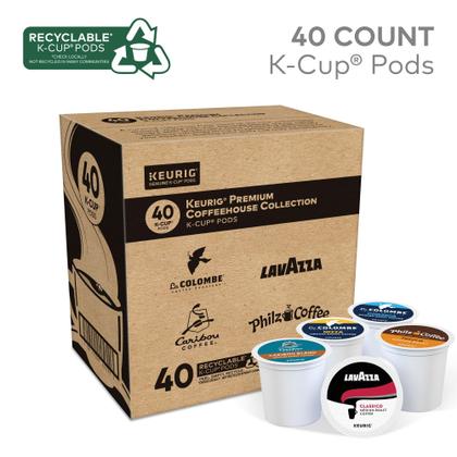 Cápsulas de Café Keurig Colección Premium Coffeehouse, Paquete de
