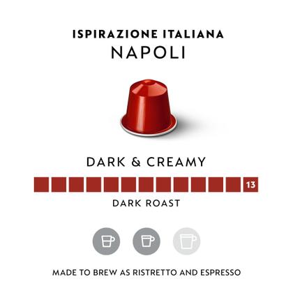 Cápsulas de Café Nespresso Original - Inspirazione Napoli (50