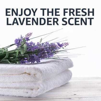 Imagem de Cápsulas de detergente para roupa Amazon Basics 120 pacotes com aroma de lavanda