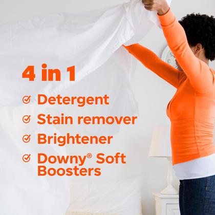 Imagem de Cápsulas de detergente para roupa Tide Power Pods 2 em 1 com Downy 63 ct