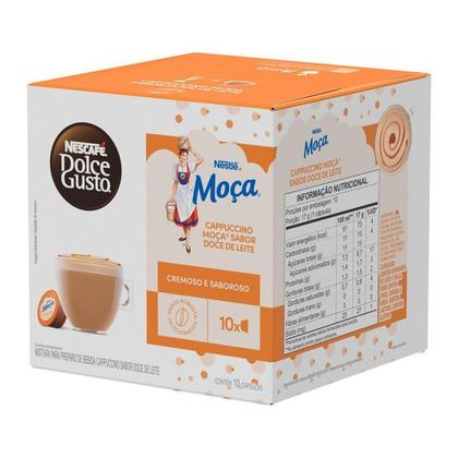 Imagem de Cápsulas Dolce Gusto sabor Cappuccino Moça Doce de leite - caixa 10 Unidades