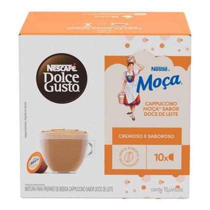 Imagem de Cápsulas Dolce Gusto sabor Cappuccino Moça Doce de leite - caixa 10 Unidades