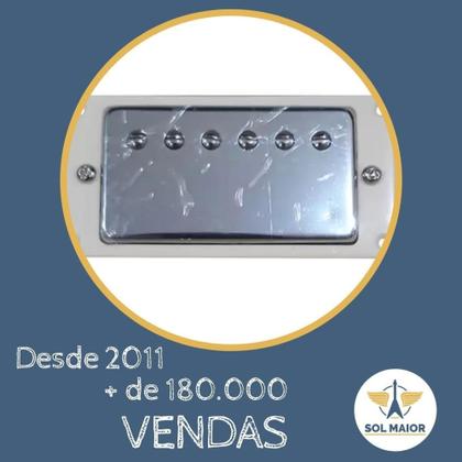 Imagem de Captador Humbucking Para Les Paul Ch Cromado - Phx