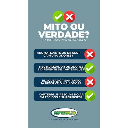 Imagem de Capturadores de odores capterplus para quarto e closet 400ml