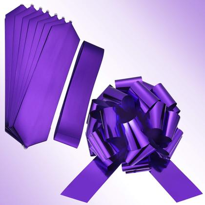 Imagem de Car Bow Zonon Big Giant de 50 cm com fita impermeável roxa de 6 m