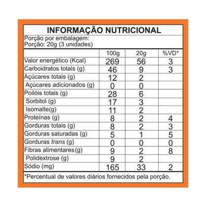 Imagem de Caramelo de leite diet puro pacote 100g - kit 12 und