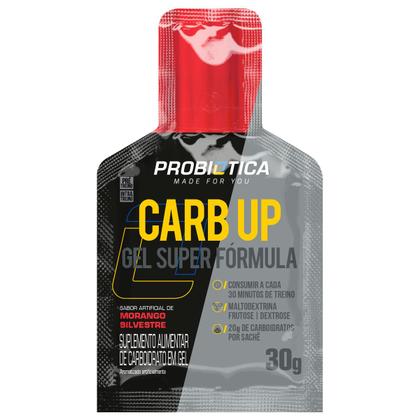 Imagem de Carb up gel super formula display 10 saches morango silvestre probiotica