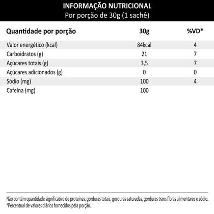 Imagem de Carbs Gel com Cafeína Sabor Neutro Fresh CX/10 Sachês Dobro