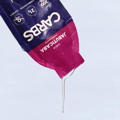 Imagem de Carbs Gel Sem Cafeína Sabor Jabuticaba CX/10 Sachês Dobro