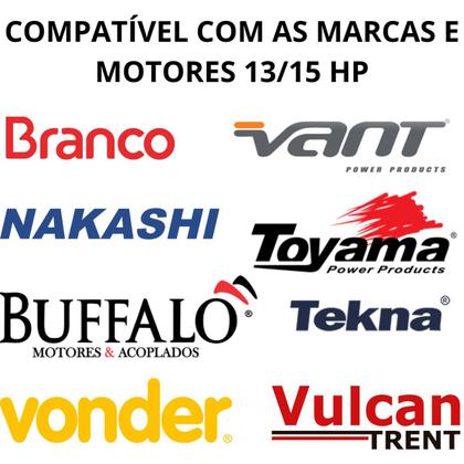 Imagem de Carburador Completo Para Motor B4T 13/15 HP Original Branco Toyama Vulcan Buffalo