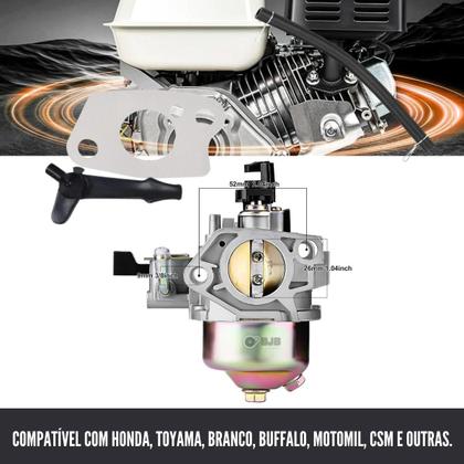 Imagem de Carburador Motor 13hp Branco Toyama Buffalo Cortadora Asfalt