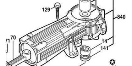 Carcaça Caixa Engrenagem Bosch Gsh 11e 11316 - 1 617 000 969 - Fox