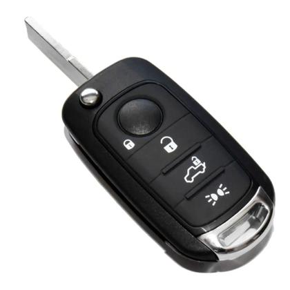 Imagem de Carcaça Capa Chave Canivete Fiat Argo Toro Cronos com 4 Botões