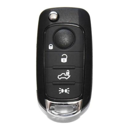 Imagem de Carcaça Capa Chave Canivete Fiat Argo Toro Cronos com 4 Botões