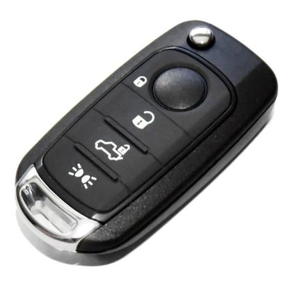 Imagem de Carcaça Capa Chave Canivete Fiat Argo Toro Cronos com 4 Botões