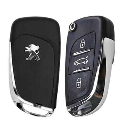 Imagem de Carcaça Chave Canivete Adaptação Peugeot 408 3 Botões