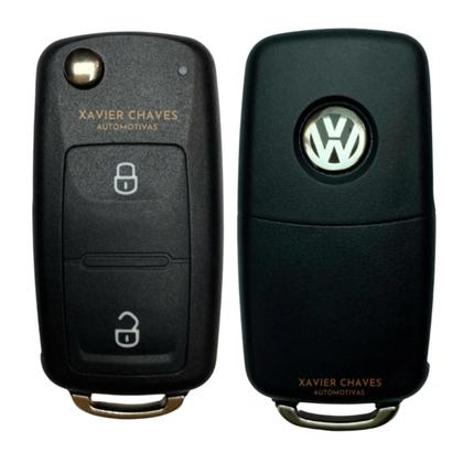 Imagem de Carcaça Chave Canivete Amarok 2013 2014 2015 2016 2 Botões