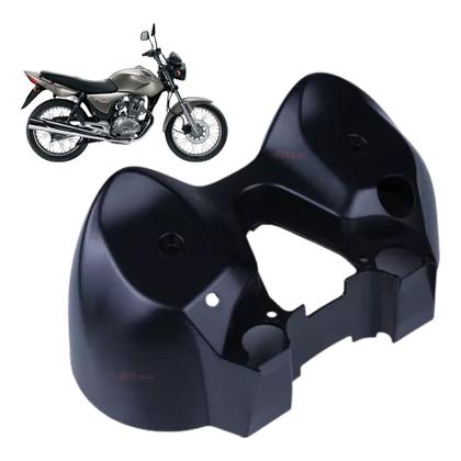 Imagem de Carcaça Painel Capa Preta Inferior Moto Honda Cg Titan Fan 125 150
