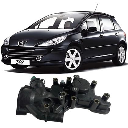 Imagem de Carcaca Valv Termost Citroen Aircross/c3/c3 Picasso Peugeot 208 1.5 8v Flex s/ Valvula c/ Sensor Autostar