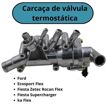 Imagem de Carcaca Valvula Termosta Ecosport, Fiesta, Focus, Ka