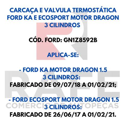 Imagem de Carcaça Válvula Termostática Ecosport e Ka1.5 Dragon 2017 À 2021