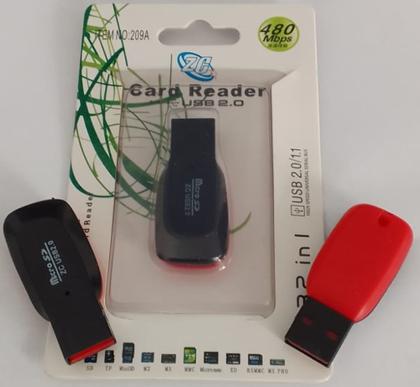 Imagem de Card reader usb2.0 480mbps zc 209a