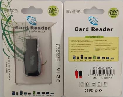 Imagem de Card reader usb2.0 480mbps zc 209a