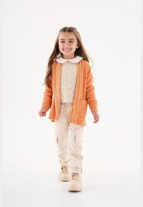 Imagem de Cardigan em Material Sintético Infantil para Menina Up Baby