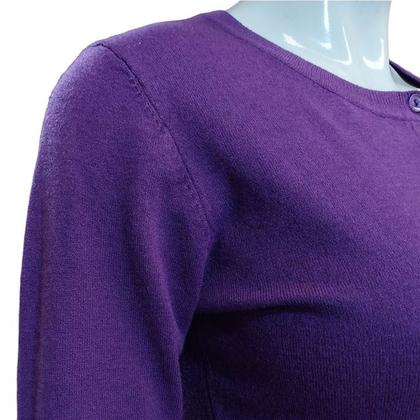 Imagem de Cardigan Feminino Com Botões Facinelli Gola Redonda