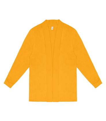 Imagem de Cardigan Feminino Em Visco Tricot Rovitex Amarelo