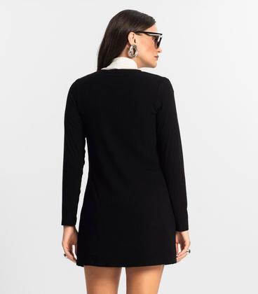 Imagem de Cardigan Feminino Ribana Canelada Endless Preto