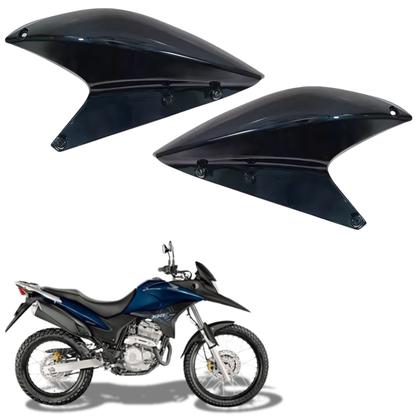 Imagem de Carenagem Aba Aleta Superior Tanque Honda Xre 300 Azul Cruzeiro 2012