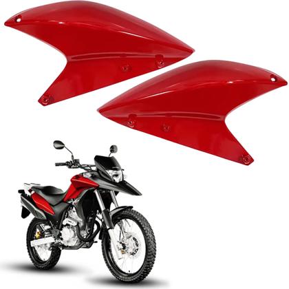 Imagem de Carenagem Aba Aleta Superior Tanque Honda Xre 300 Vermelho Maceio 2010