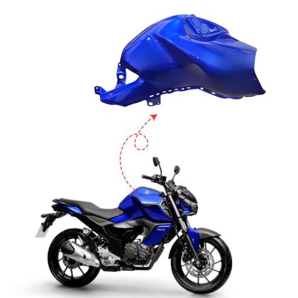 Imagem de Carenagem capa tanque direita azul fazer fz15 abs 2023 2024 original yamaha