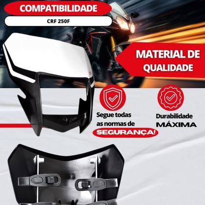 Imagem de Carenagem Farol Honda Crf 250F + Kit Instalação Universal