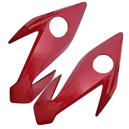 Imagem de Carenagem Farol Lateral Bananinha Honda Cg Titan 160 Vermelho Guarau 2022 2023 2024