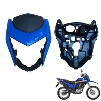 Imagem de Carenagem Nxr Bros 160 modelo 2016 Até 2021 Aba do Tanque Par de Complementos Frontal Bananinha Aranha Rabeta Traseira