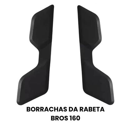 Imagem de Carenagem Nxr Bros 160 modelo 2016 Até 2021 Aba do Tanque Par de Complementos Frontal Bananinha Aranha Rabeta Traseira