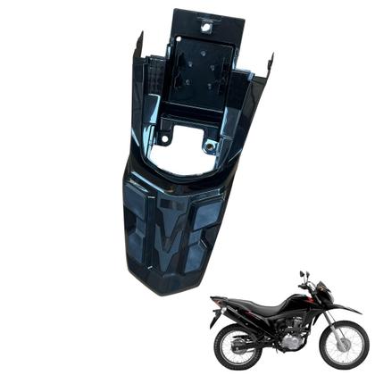 Imagem de Carenagem Nxr Bros 160 modelo 2016 Até 2021 Aba do Tanque Par de Complementos Frontal Bananinha Aranha Rabeta Traseira