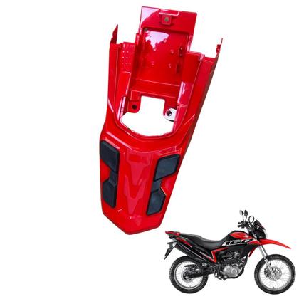 Imagem de Carenagem Nxr Bros 160 modelo 2016 Até 2021 Aba do Tanque Par de Complementos Frontal Bananinha Aranha Rabeta Traseira