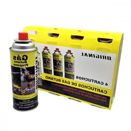 Imagem de Carga Gas P/Macar/Fog Original 227G - Kit C/4 UN