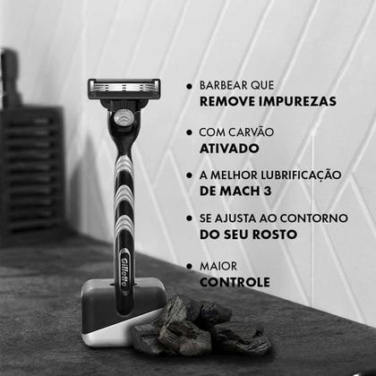 Imagem de Carga Gillette Mach3 Carbono Leve+Pague-