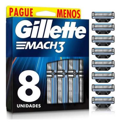 Imagem de Carga Gillette Mach3 Regular 8 Unidades