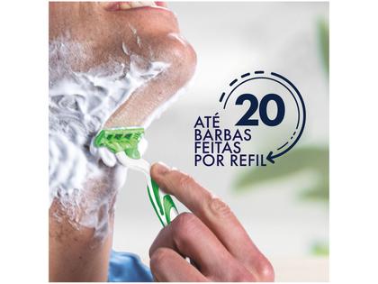 Carga para Aparelho de Barbear para Pele Sensível Gillette Mach3 Sensitive 8 Unidades Imagem de Carga para Aparelho de Barbear para Pele Sensível Gillette Mach3 Sensitive 8 Unidades