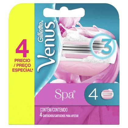 Imagem de Carga para Aparelho de Depilar Gillette Venus Spa 4 Unidades