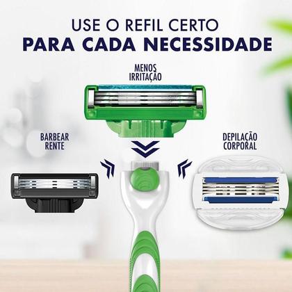 Imagem de Carga para Barbeador Gillette Mach3 Sensitive 4 Unidades