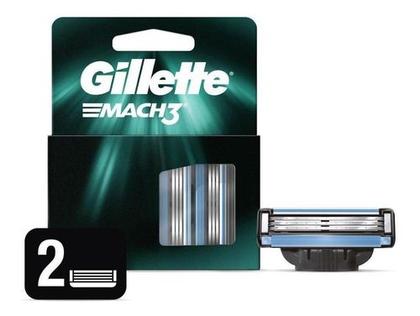 Imagem de Carga Para Lâmina De Barbear Gillette Mach3 - 2 Unidades