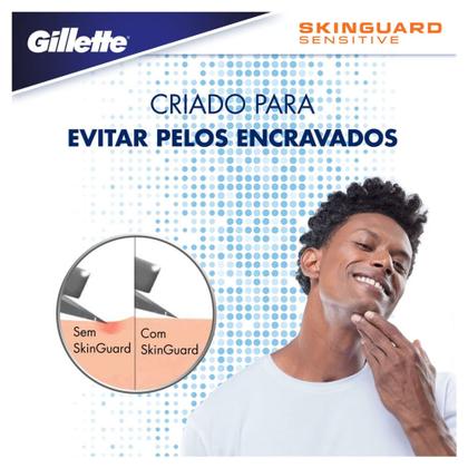 Imagem de Carga Refil Aparelho de Barbear Gillette Skinguard Sensitive 4u