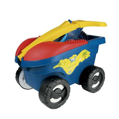 Imagem de Cargo Brinquedo Praia Com 11 Peças Carrinho Balde Pá - Mor -